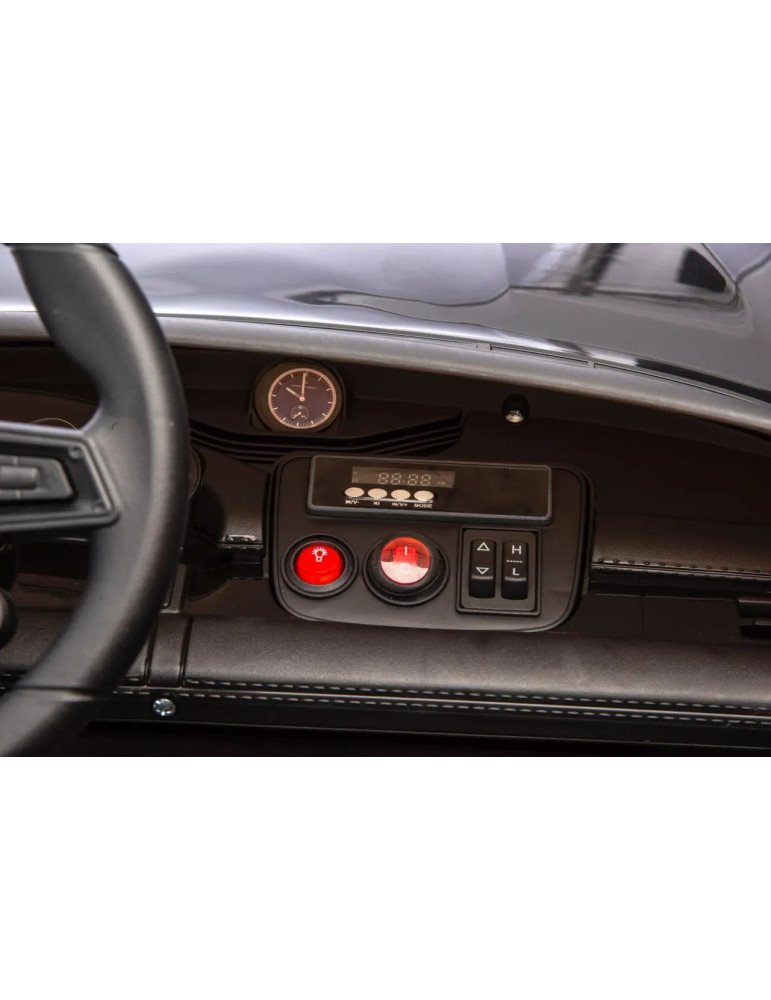 Voiture électrique pour enfants Porsche Taycan Turbo S 24V Biplaza avec des lumières LED