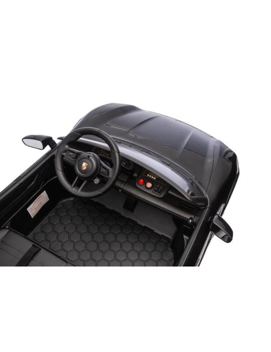 Carro elétrico das crianças Porsche Taycan Turbo S 24V Biplaza com luzes LED