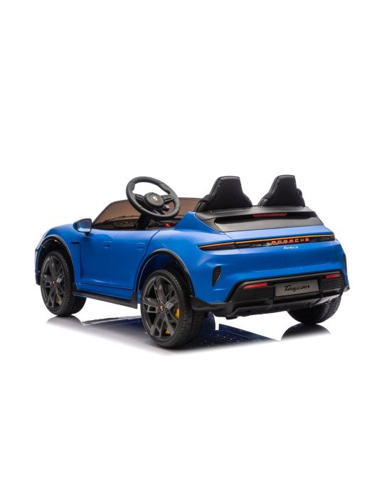 Carro elétrico das crianças Porsche Taycan Turbo S 24V Biplaza com luzes LED