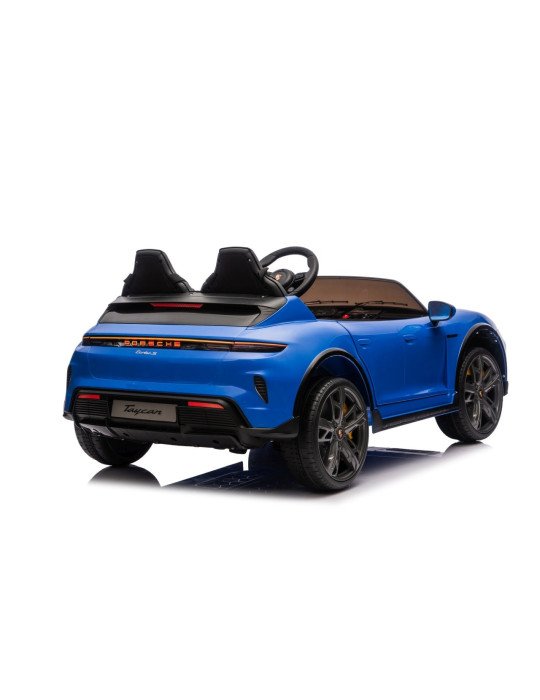 Carro elétrico das crianças Porsche Taycan Turbo S 24V Biplaza com luzes LED