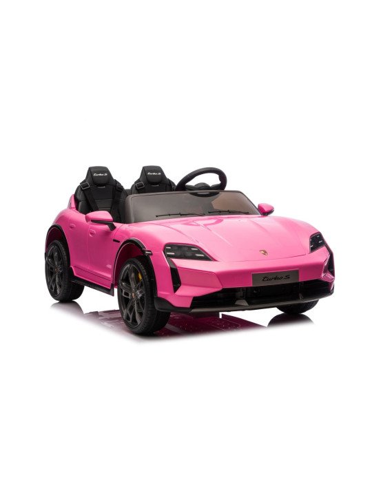 Voiture électrique pour enfants Porsche Taycan Turbo S 24V Biplaza avec des lumières LED