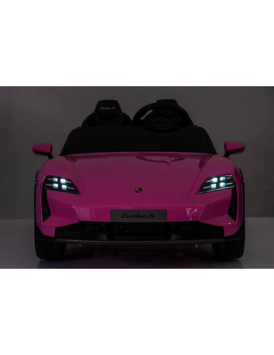 Voiture électrique pour enfants Porsche Taycan Turbo S 24V Biplaza avec des lumières LED