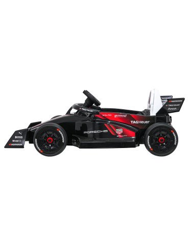 Children's electric car Porsche formula e 12V with command and LED lights 2