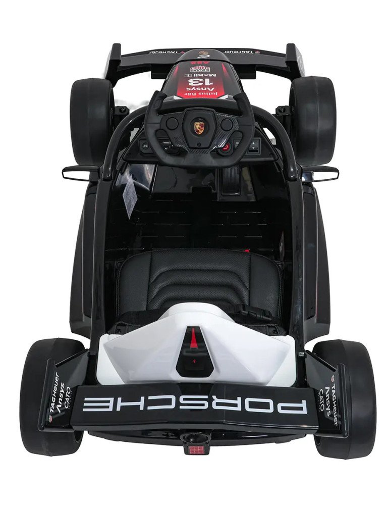 Coche Eléctrico Infantil Porsche Formula E 12V con Mando y Luces LED