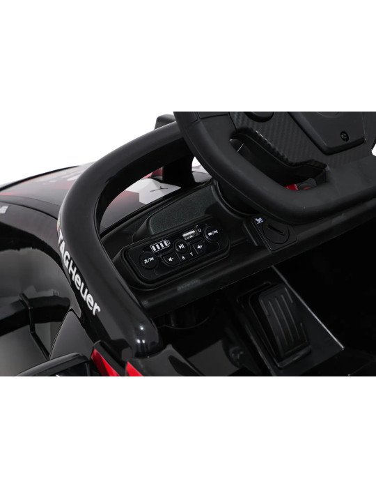 Porsche de voiture électrique pour enfants formule E 12V avec commande et lumières LED