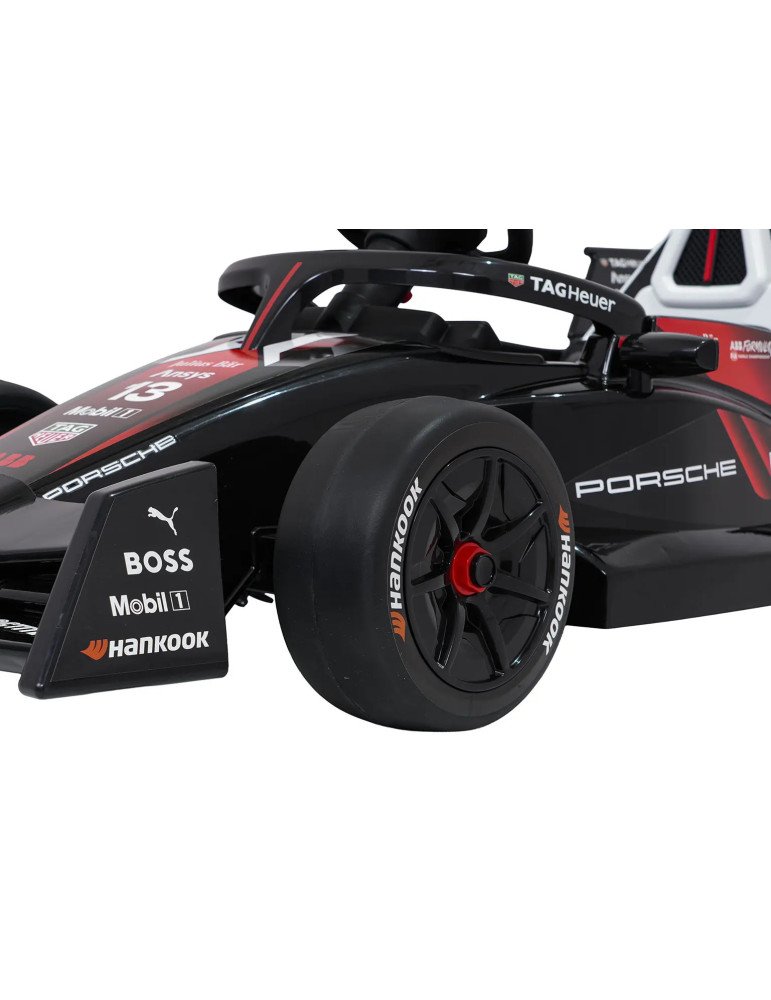 Coche Eléctrico Infantil Porsche Formula E 12V con Mando y Luces LED