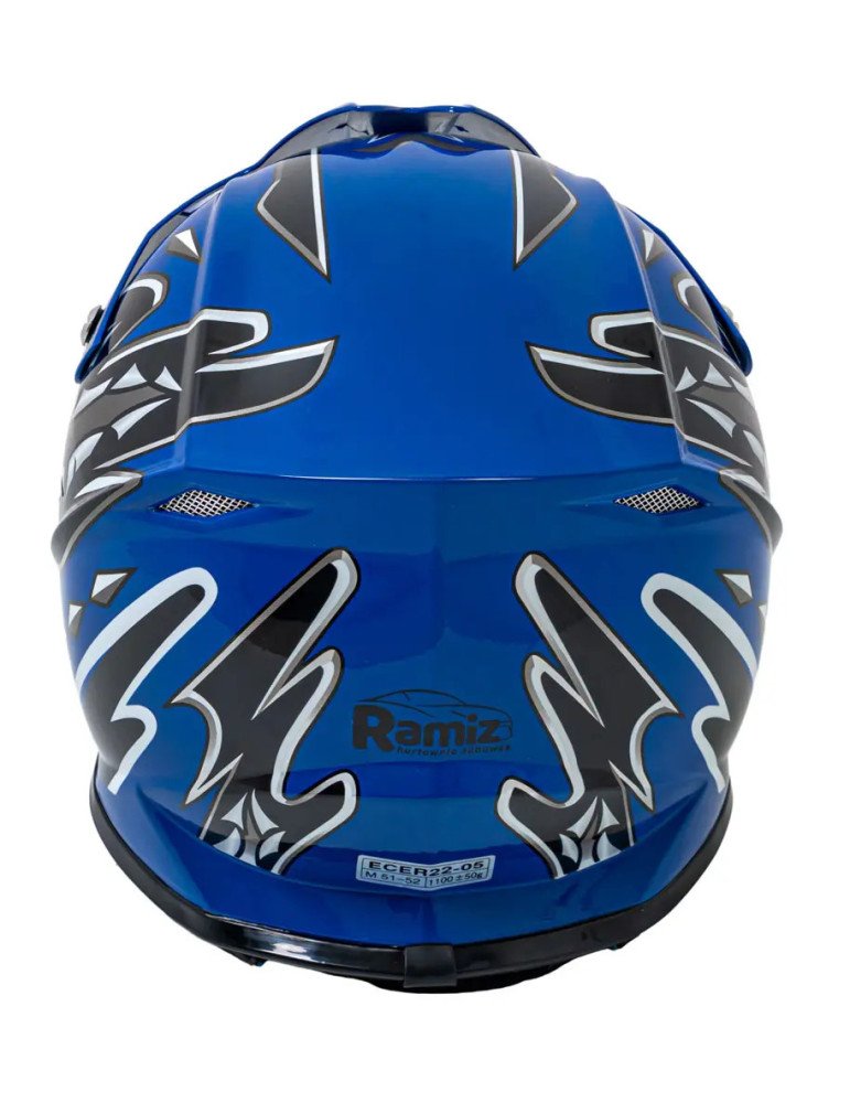 Casco Infantil Enduro ABS con Visera Ajustable y Certificación ECE