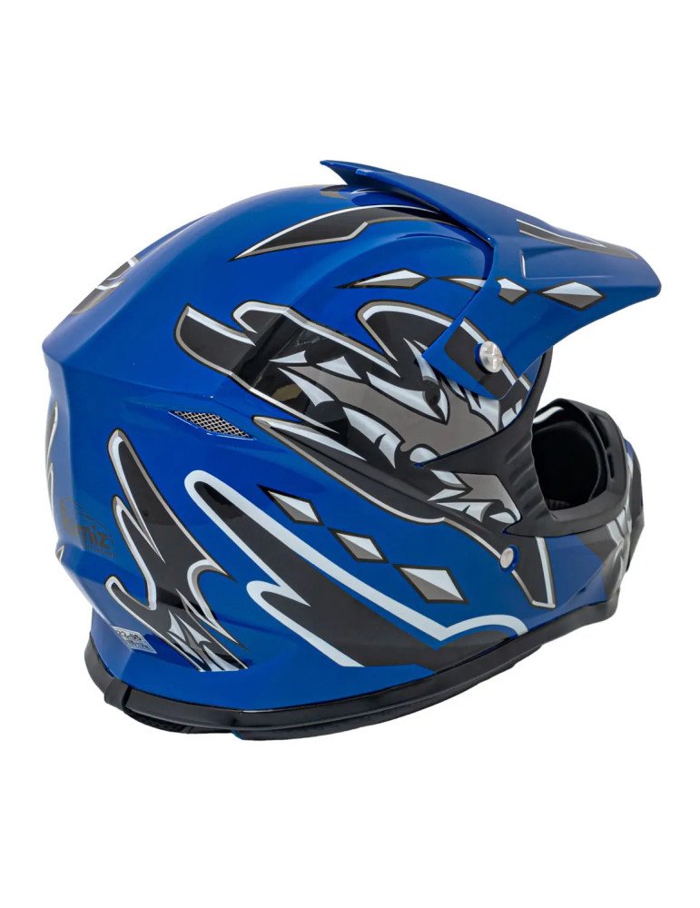 ENDURO ABS Children's Helmet with Adjustable Visor and ECE Certification
