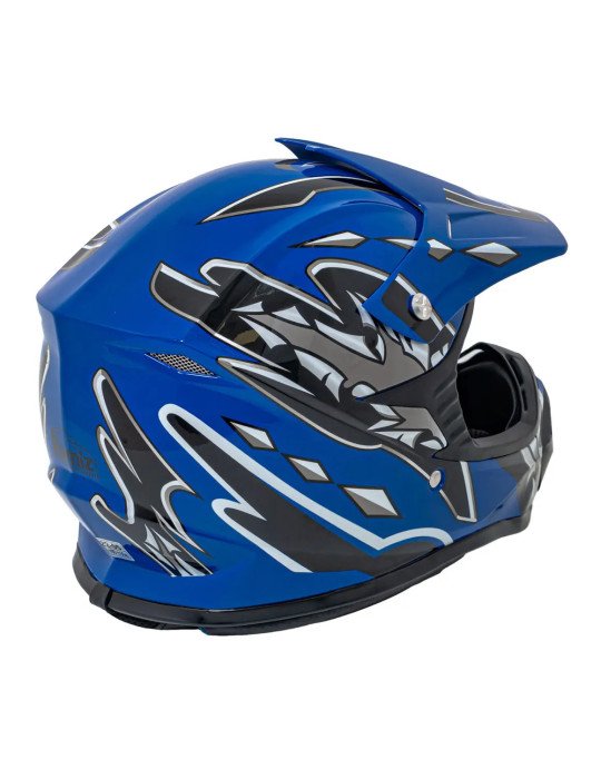 ENDURO ABS Children's Helmet with Adjustable Visor and ECE Certification