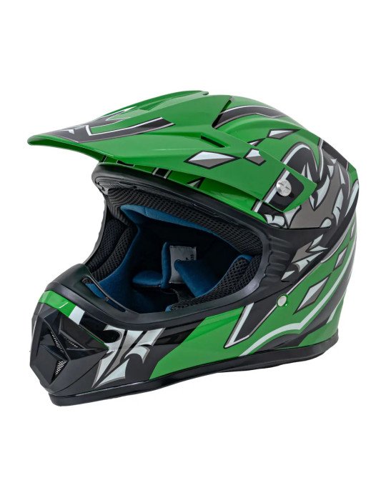 Casco Infantil Enduro ABS con Visera Ajustable y Certifi