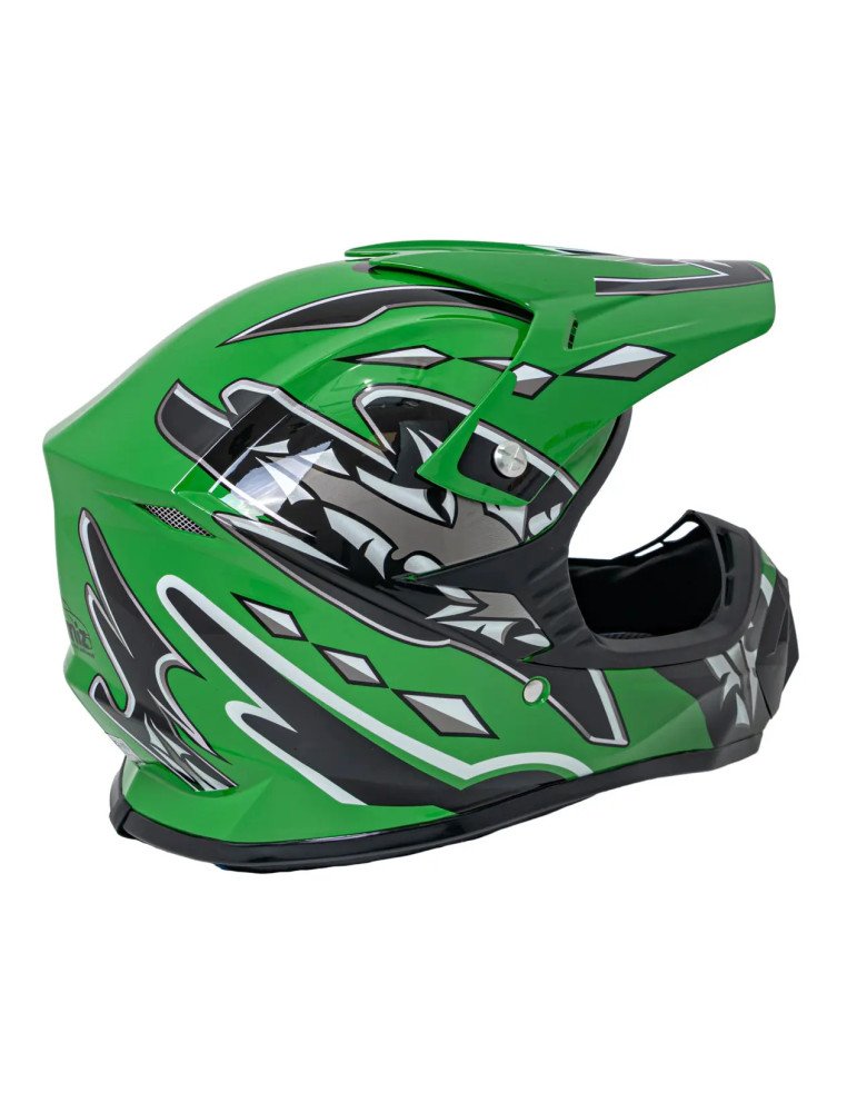 Casco Infantil Enduro ABS con Visera Ajustable y Certifi