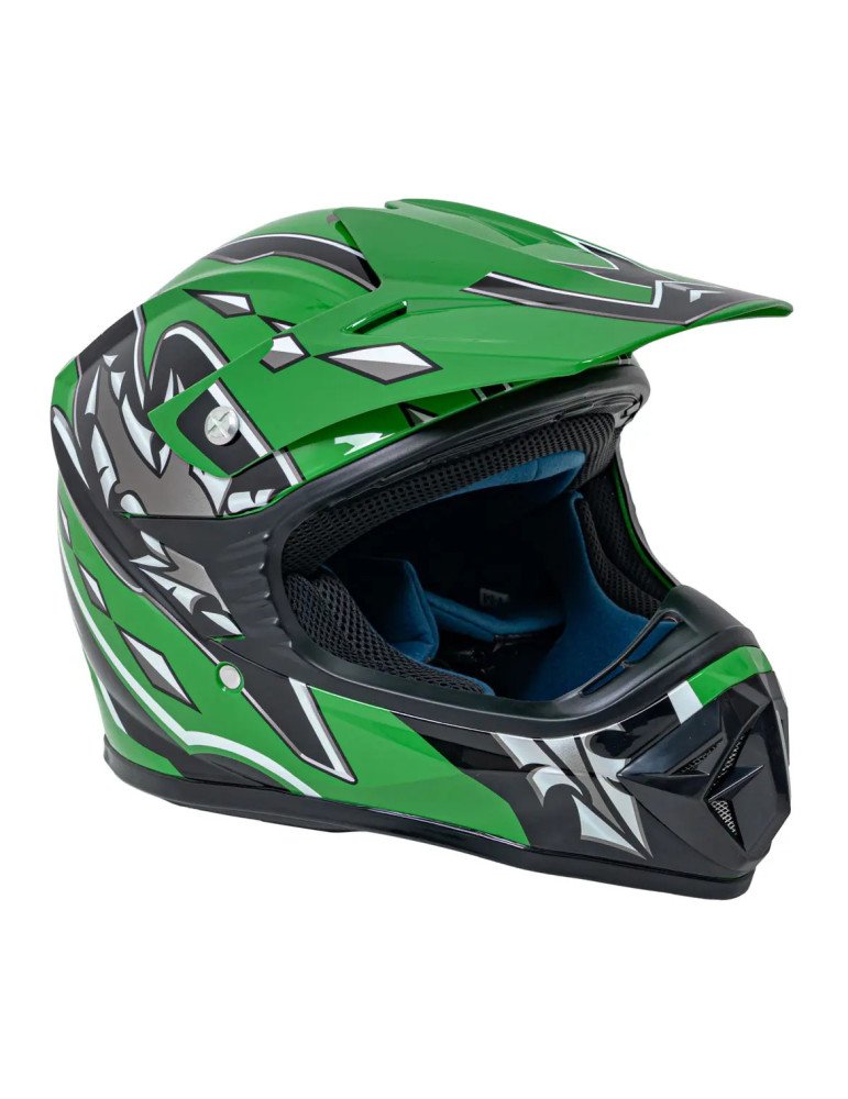 Casco Infantil Enduro ABS con Visera Ajustable y Certificación ECE