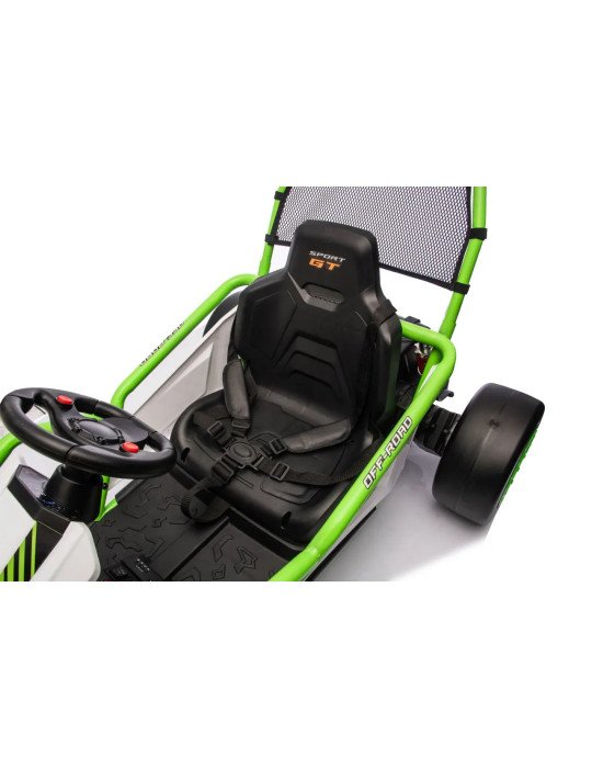 Tornado de kart électrique infantile 24V avec fonction de dérive et siège sportif