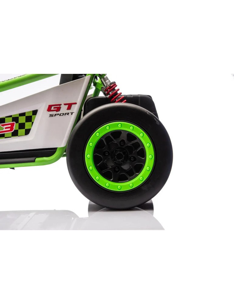 Kids Electric Go-Kart TORNADO Green 12V Drift | Drifting Function