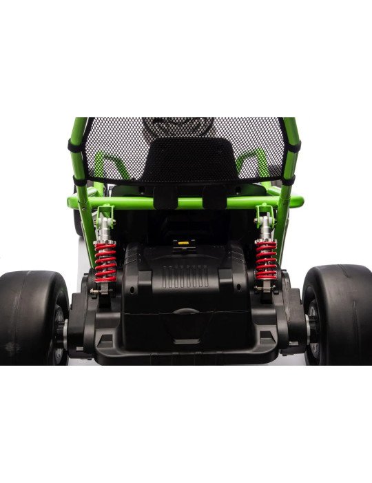 Go-Kart Électrique Enfant TORNADO Vert 12V Drift | Fonction Drifting