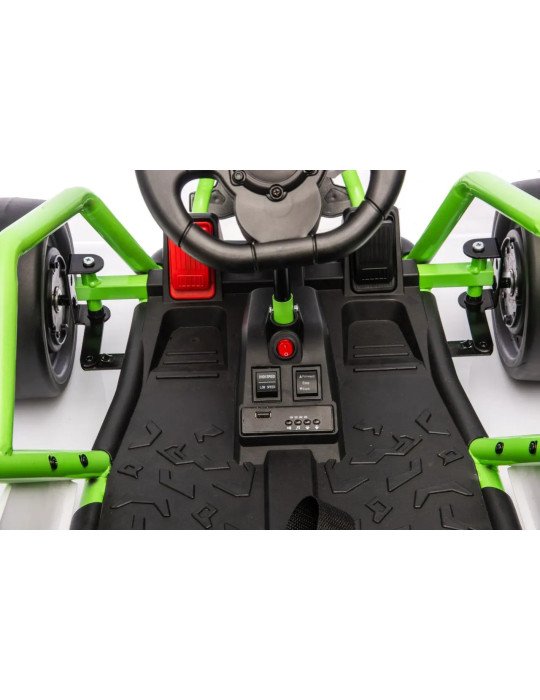 Kart Eléctrico Infantil Tornado 24V con Función Drift y Asiento Deportivo
