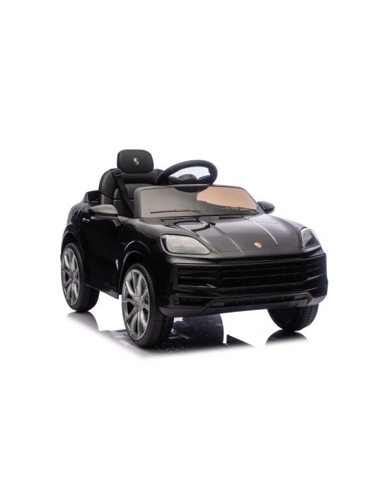 Carro elétrico de crianças Porsche Cayenne 12V com comando e luzes LED