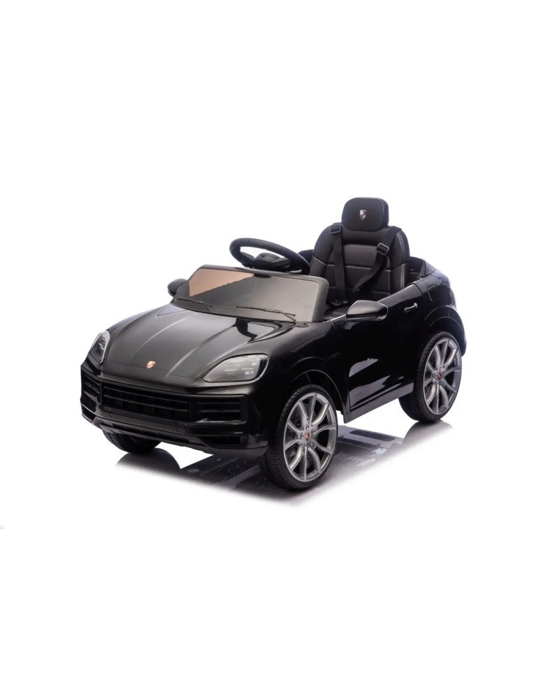 Carro elétrico de crianças Porsche Cayenne 12V com comando e luzes LED