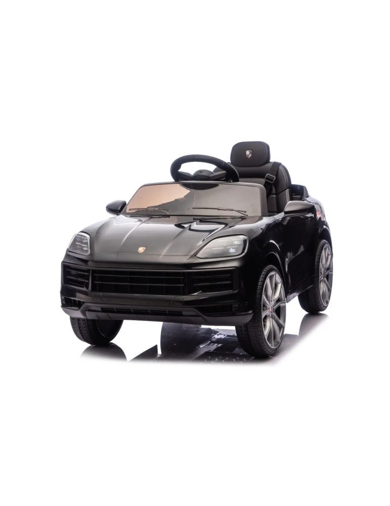 Carro elétrico de crianças Porsche Cayenne 12V com comando e luzes LED