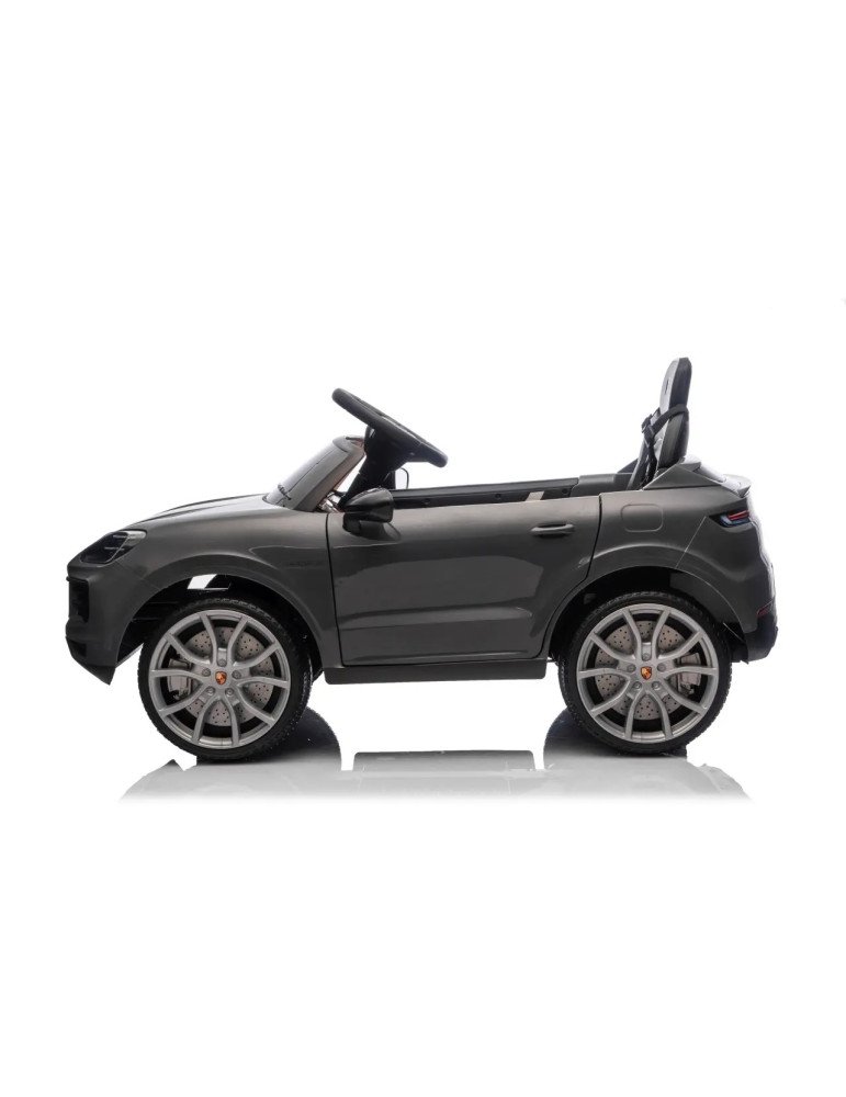 Auto elettrica per bambini Porsche Cayenne 12V con comando e luci a LED