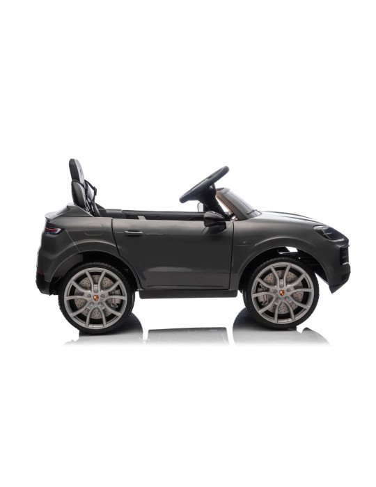 Carro elétrico de crianças Porsche Cayenne 12V com comando e luzes LED