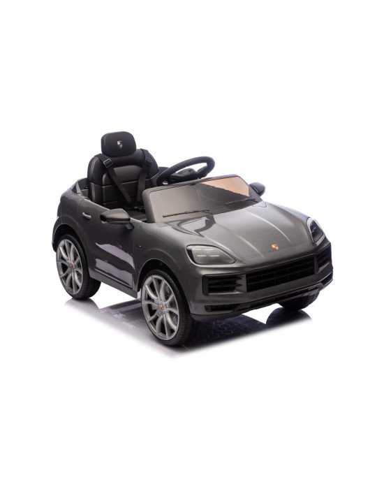 Auto elettrica per bambini Porsche Cayenne 12V con comando e luci a LED