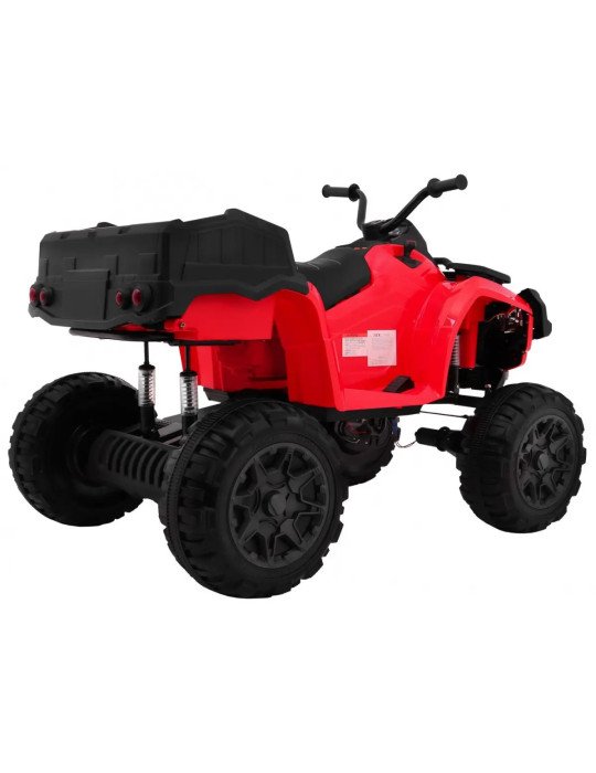 Quadrão elétrico de crianças 4x4 12V com rodas EVA e alça de transporte