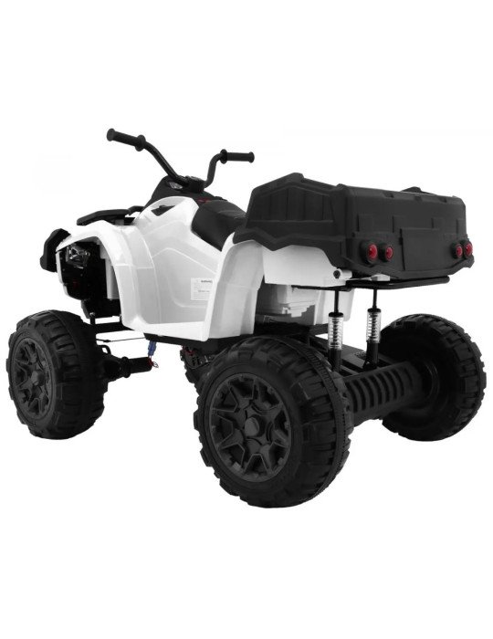 Quad quadrio électrique 4x4 12V avec roues EVA et poignée de transport