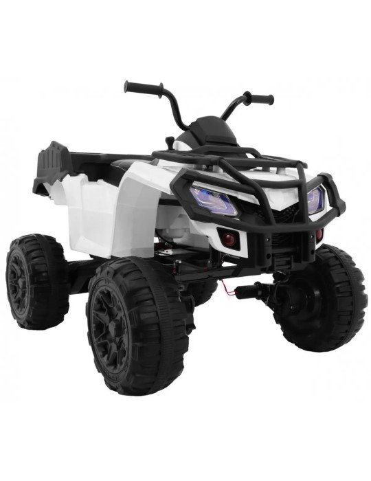 Quadrão elétrico de crianças 4x4 12V com rodas EVA e alça de transporte