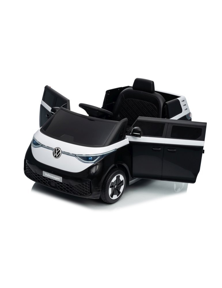 Volkswagen ID BUZZ Black Vehicle Electric Ride-On Car - Vista 8