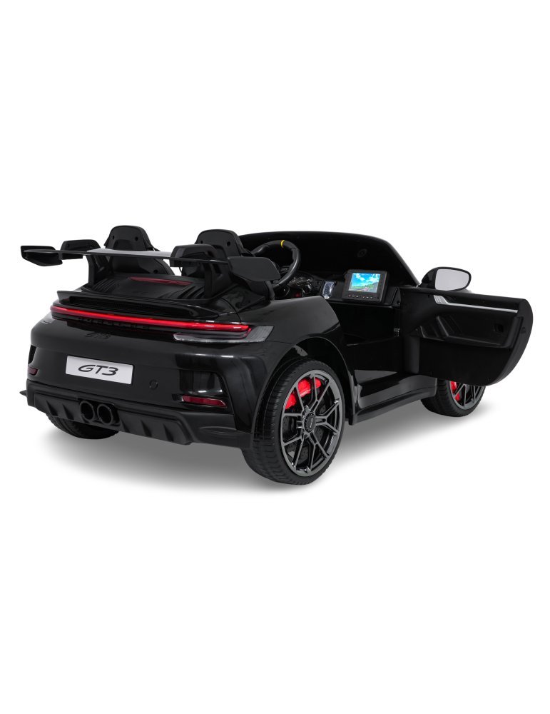 Porsche 911 GT 3 Black MP4 Biplaza Carro Elétrico - Vista 23