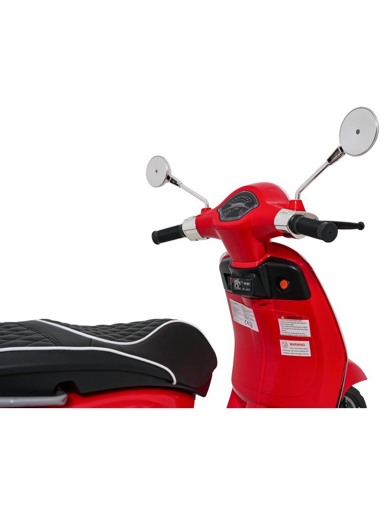 Scooter elétrico infantil Vespa ROMA 12V - Vista 12