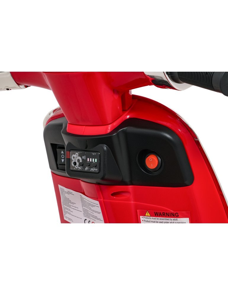Scooter elétrico infantil Vespa ROMA 12V - Vista 13