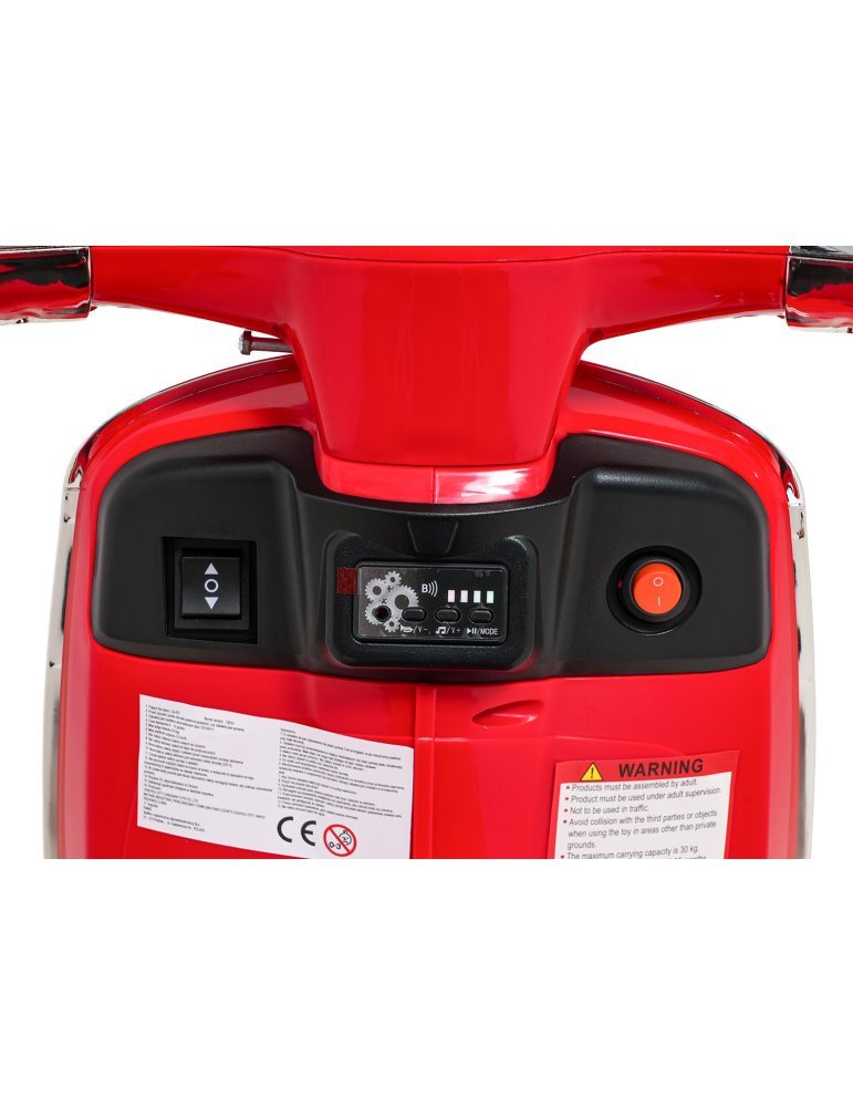 Scooter électrique enfant Vespa ROMA 12V - Vista 17