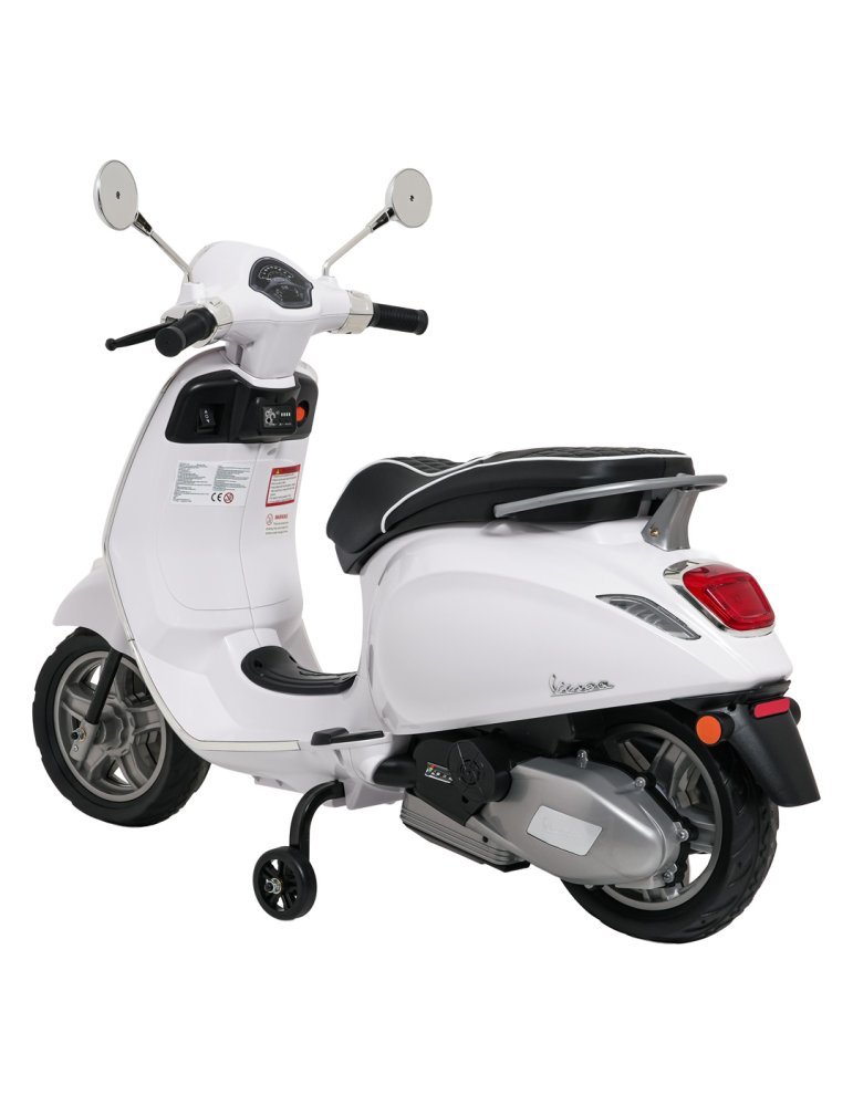 Scooter elettrico bambini Vespa ROMA 12V - Vista 5
