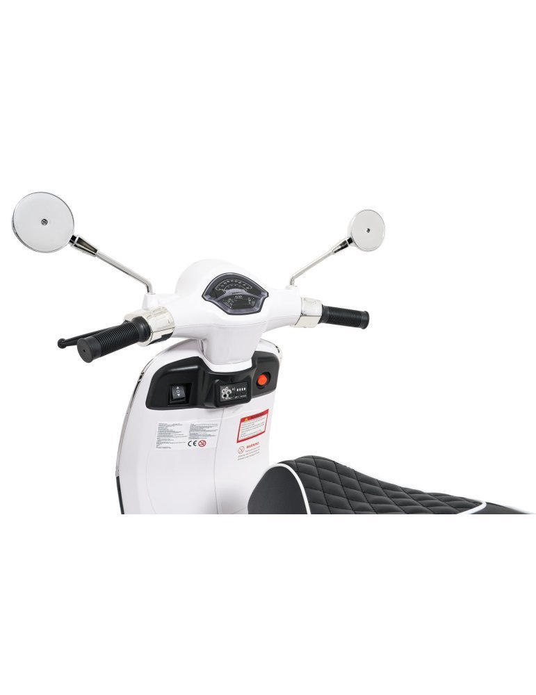 Scooter elétrico infantil Vespa ROMA 12V - Vista 11