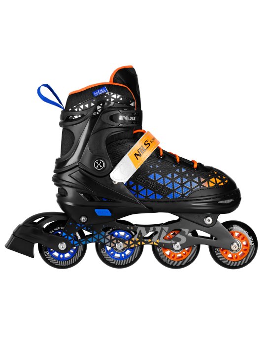 NH18190A IN-LINE SKATES/HOCKEY ICE SKATES SET 2IN1 BRAVE BLUE SIZE S(29-33) NILS EXTREME