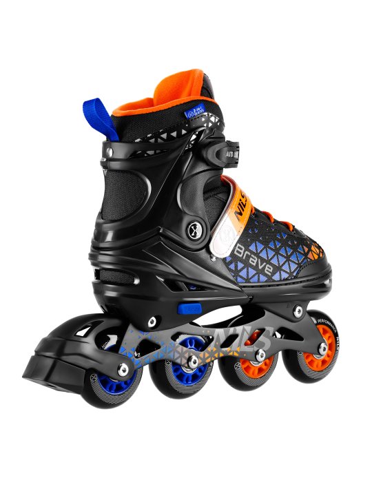 NH18190A IN-LINE SKATES/HOCKEY ICE SKATES SET 2IN1 BRAVE BLUE SIZE S(29-33) NILS EXTREME