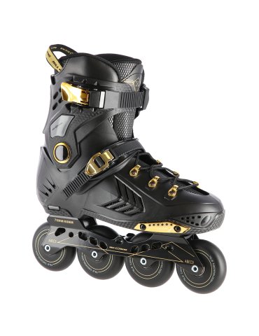 Na20002 Black-Gold Size 41 Slalom In-Line Skates Nils Extreme