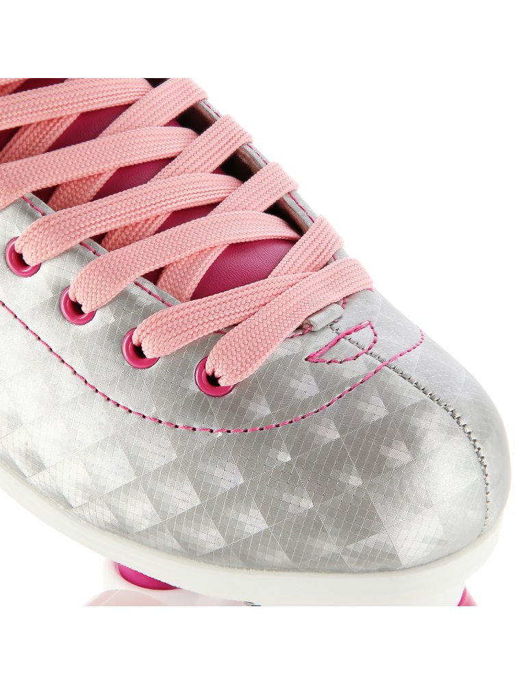 NQ14198 SILVER-PINK SIZE 36 ROLLER SKATES NILS EXTREME
