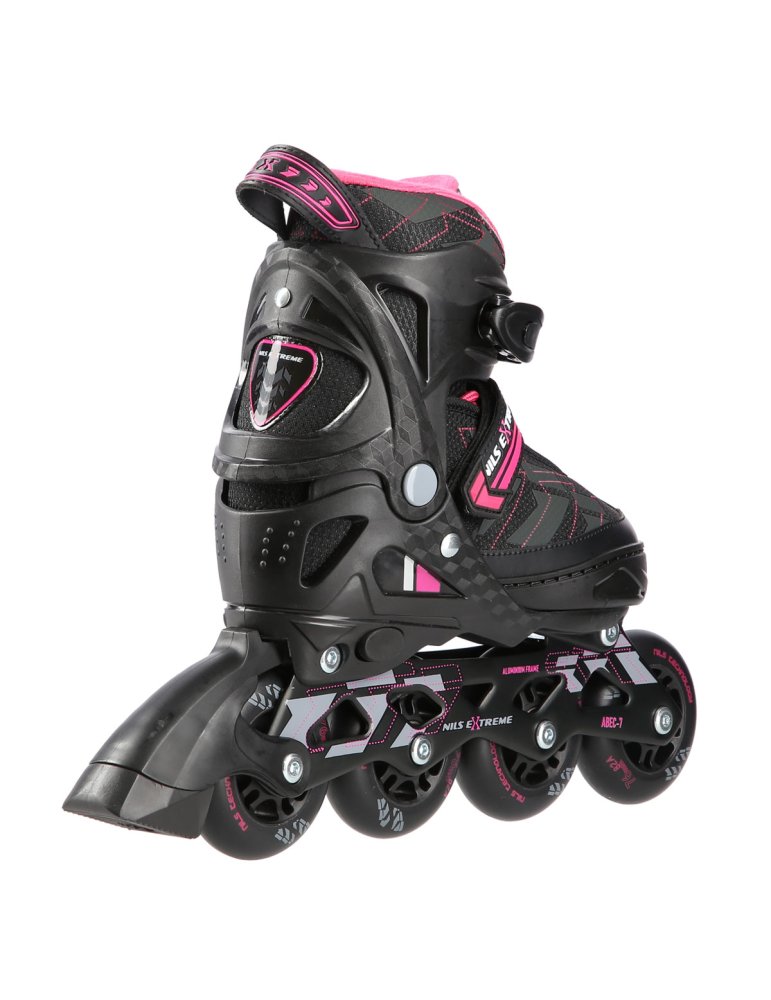 NA11002 BLACK/PINK M (35-38) IN-LINE SKATES NILS EXTREME