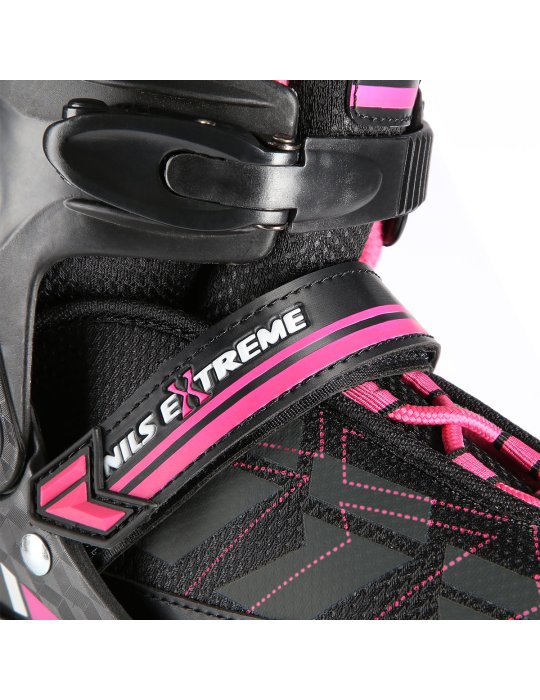 NA11002 BLACK/PINK M (35-38) IN-LINE SKATES NILS EXTREME