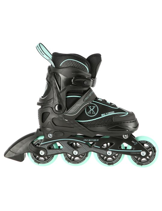 NA11008 BLACK-MINT ROZM. M (35-38) IN-LINE SKATES NILS EXTREME