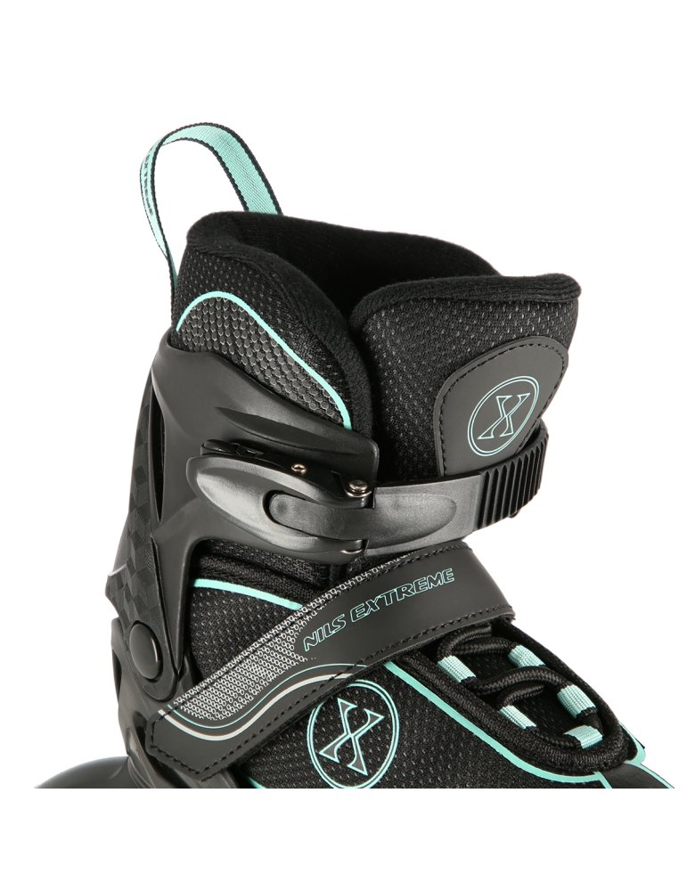 NA11008 BLACK-MINT ROZM. M (35-38) IN-LINE SKATES NILS EXTREME