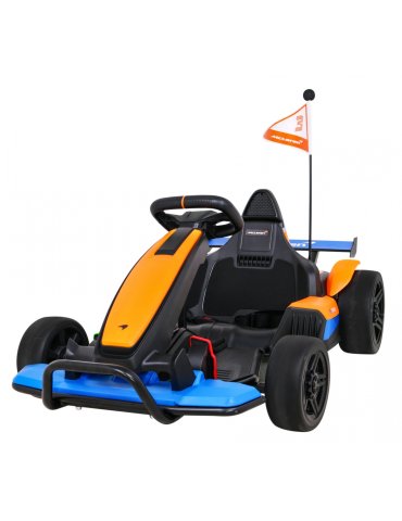 Go-Kart Elettrico McLaren Drift Arancione 24V Bambini | Patilandia