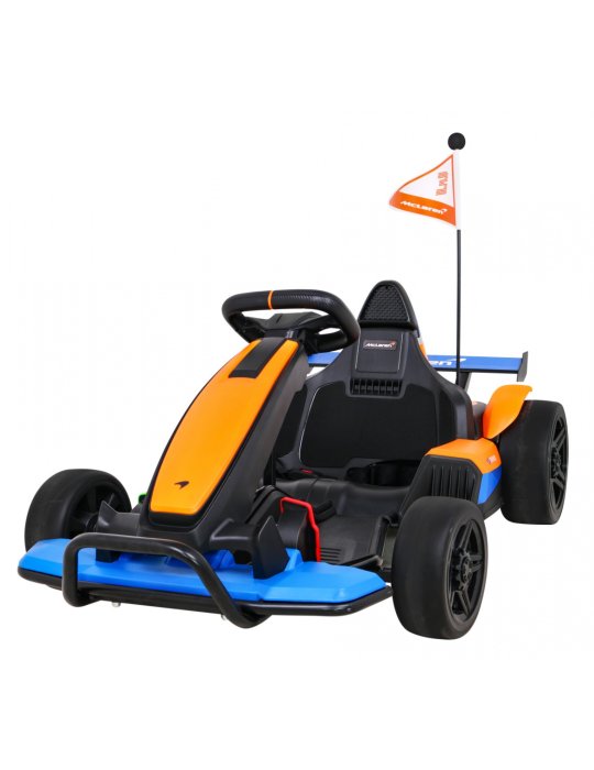 Kart Infantil McLaren Drift Eletrico 2x150W Funcao Drift