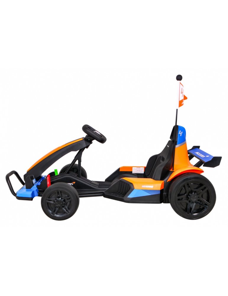 Go-Kart Elettrico McLaren Drift Arancione 24V Bambini | Patilandia