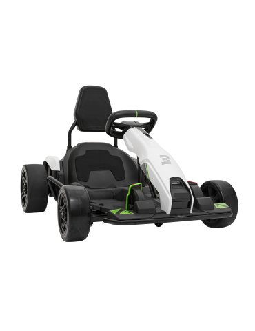 Go-Kart Électrique Enfant Fast 3 Drift Blanc 24V