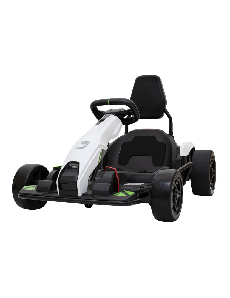 Go-Kart Électrique Fast 3 Drift Blanc 24V Enfant | Patilandia