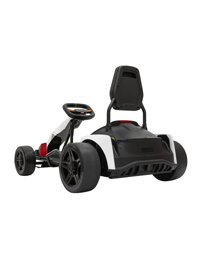Kids Electric Go-Kart Fast 3 Drift White 24V | Patilandia